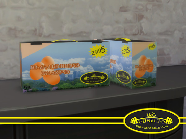 Sims 4 — Box with white of egg in powder by 333EvE333 — Box with white of egg in powder Deco/Clutter Price 299