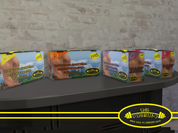 Sims 4 — Box with proteins in powder by 333EvE333 — Box with proteins in powder Deco/Clutter Price 299 4 flavors