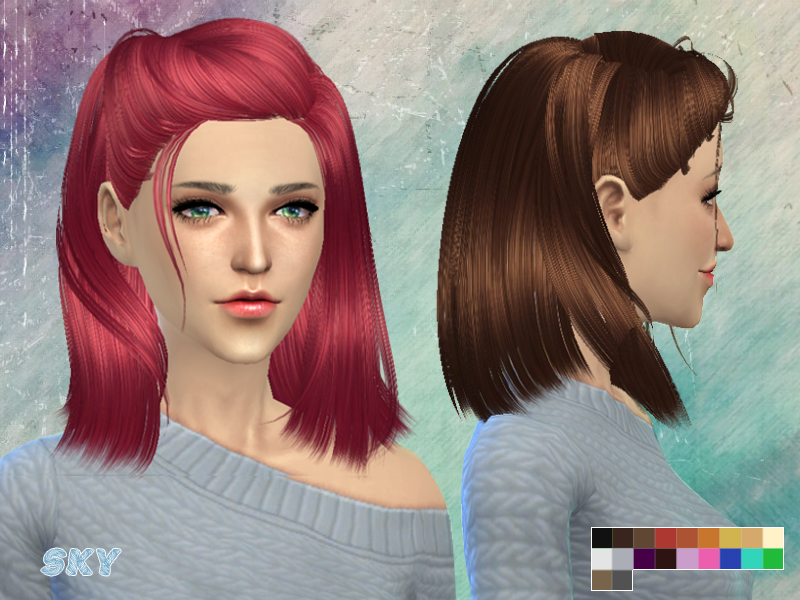 The Sims Resource - skysims hair 260