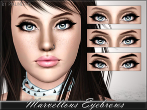 Sims 3 — Marvellous Eyebrows by Pralinesims — New eyebrows for your sims! Your sims will love their new look ;) - Fits