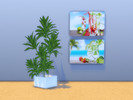 Sims 4 — SummerICE paintings by Vickornie — It's SUMMER time!! Enjoy the coolness! *My first creations, hope you will