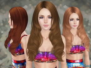 Sims 3 — Sweet Misery Hairstyle - Set by Cazy — Hairstyle for Female, Child through Elder. All LODs included.