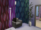 Sims 4 — Geoscape Wallpaper by Aulaire — A set of geometric styled wallpapers for your home.