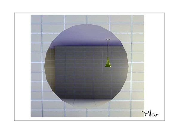 Sims 4 — Calice MirrorLarge by Pilar — Basin created transparent in different colors, also with structure opaque