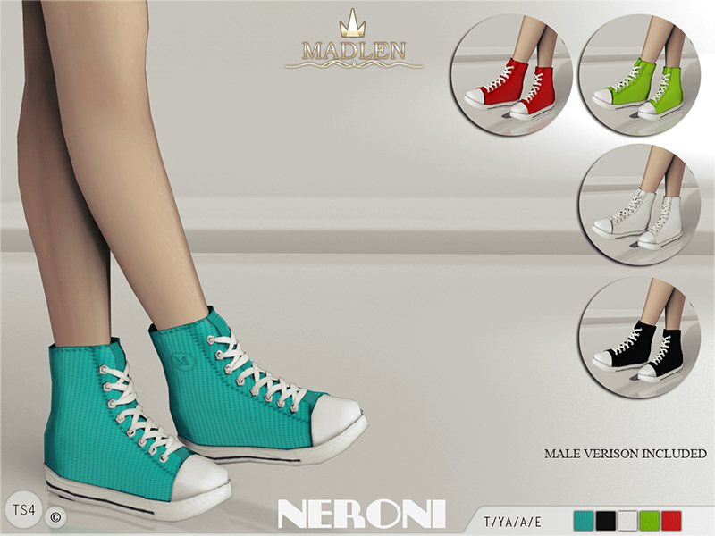 The Sims Resource - Madlen Neroni Sneakers
