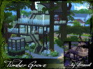 Sims 4 — Timber Grove by Damsel_In_Decease2 — Timber Grove is in bloom! Timber Grove is a stunning 3 story ecotecture