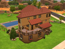Sims 4 — Arida Cottage by Mitzee_x_SeyeN — This lovely 4 bedroom cottage with 3 floor has room enough for your Sim family