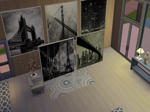 Sims 4 — Digital Art Poster World Skylines by twosister422 — Digital Art Poster London Skyline. Visit beautiful vistas