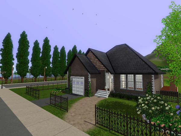 Sims 3 — Small Starter Home by Gamergurl101 — This cute little 1 bedroom 1 bath is perfect for a single sim or a young or