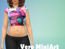 Sims 4 — Gummy top by MiniArt — A sweet and original top for your sims. Enjoy! :)