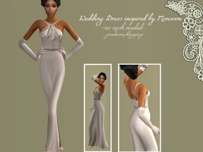 Sims 2 — Monsoon wedding-No mesh needed by grecadea2 — An elegant satin wedding gown inspired by Monsoon. It needs no