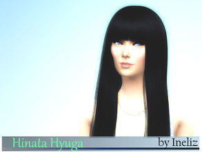Sims 4 — Hinata Hyuga by Ineliz — Hinata Hyuga is a famous character out of Naruto manga and anime. She is a member of