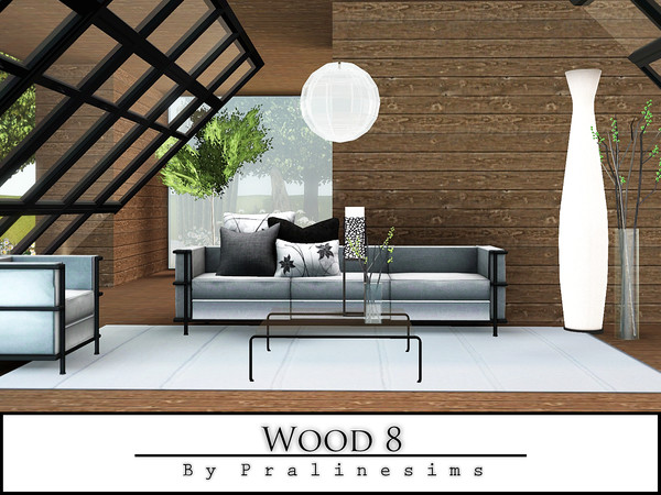 Sims 3 — Wood 8 by Pralinesims — By Pralinesims