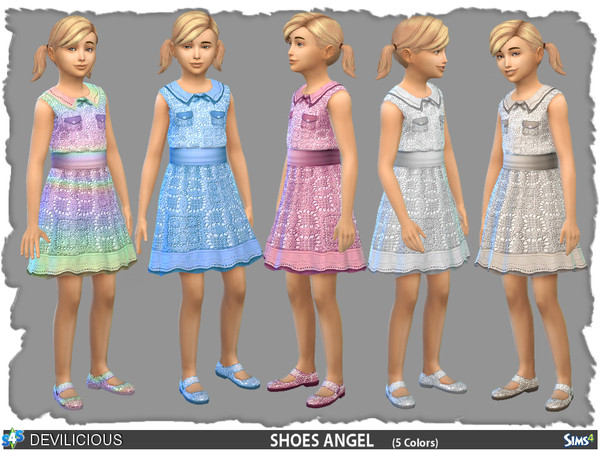 Sims 4 — Shoes Angel by Devilicious — Angel Shoes Categorie: Shoes - Flats Outfit Type: Everyday, Formal, Situation,