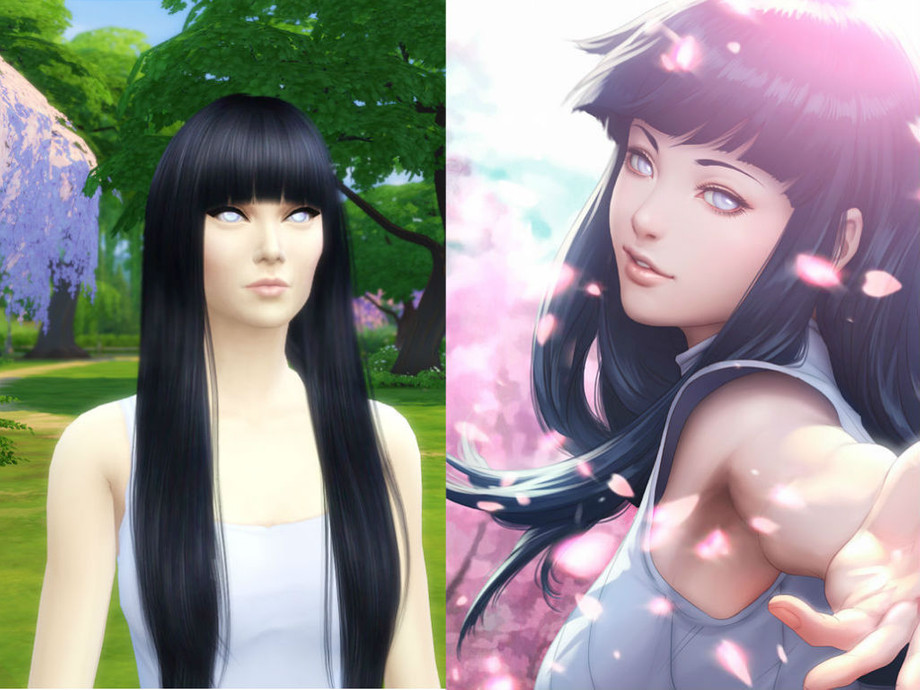 Sims 4 - Hinata Hyuga by Ineliz - Hinata Hyuga is a famous character out of...