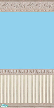 Sims 2 — Sleeping Beauty Disney Walls - Aurora/2 by foxysensei — Plain. A set of two walls. Aurora looks behind her in