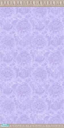 Sims 2 — Sleeping Beauty Disney Walls - FL Purple by foxysensei — Plain. Aurora graces this wall in full length. Part of