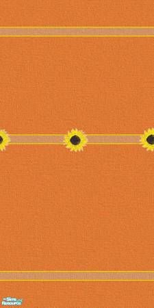 Sims 2 — Sunflower Wallpapers - Individual Item by LALIA7 — Country-looking wallpapers with Sunflowers.