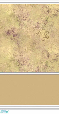 Sims 2 — Mama D's Sims2 Paper WM 0028d - Rail by mamads32209 — A wallpaper with kind of a paint finish, in tan and a