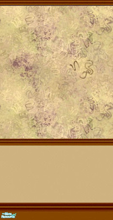 Sims 2 — Mama D's Sims2 Paper DBM 0028d - Rail by mamads32209 — A wallpaper with kind of a paint finish, in tan and a