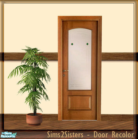 Sims 2 — S2S Simple Door - Recolor by sims2sisters — Simple Door mesh recolor. Please download door mesh and diagonal