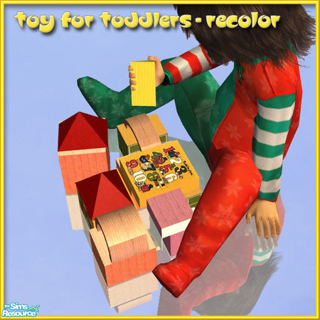 Sims 2 — S2S Toy for Toddlers - recolor1 by sims2sisters — 