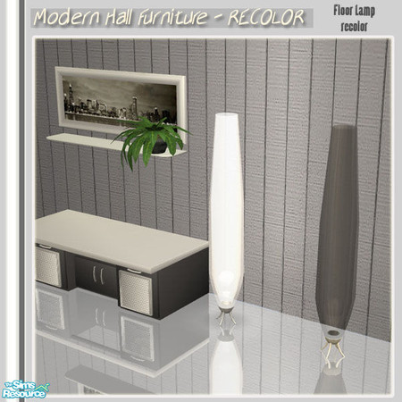 Sims 2 — S2S Modern Hall Furniture Recolor-Lamp by sims2sisters — 