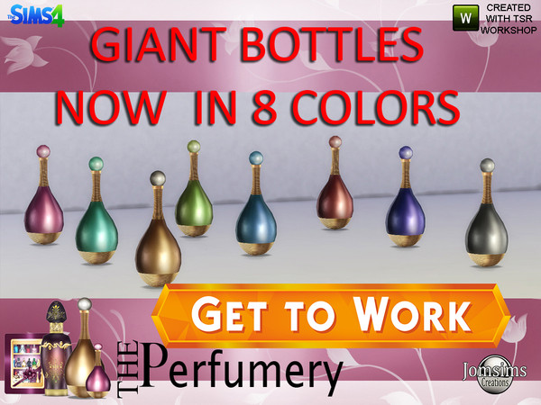 Sims 4 — the perfumery giant perfum 1 get to work by jomsims — the perfumery giant perfum 1 get to work