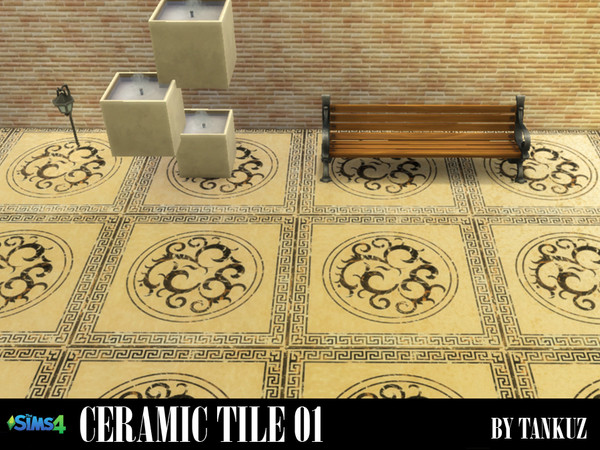 Sims 4 — Tankuz TS4 Ceramic tile 01 by Tankuz2 — Ceramic tile 01 for your sims!