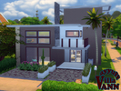 Sims 4 — Villa Ann -Furnished- by ayyuff — A modern family house with 3 bedrooms,3 baths.