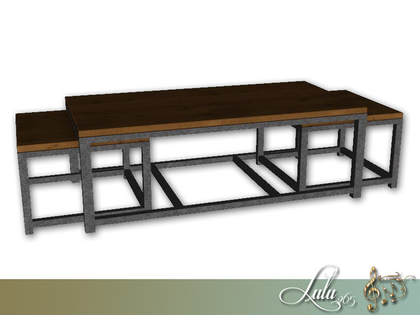 Sims 3 — Nuance Living Coffee Table by Lulu265 — Part of the Nuance Living Set Please do not copy, clone or reupload