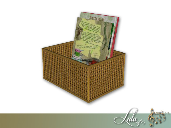 Sims 3 — Nuance Living Floor Basket by Lulu265 — Part of the Nuance Living Set Please do not copy, clone or reupload
