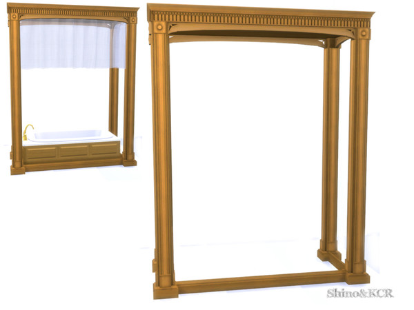 Sims 4 — Bathroom Clive - Canopy Wall by ShinoKCR — this canopy gives your Bathroom an extrem elegant atmosphere -