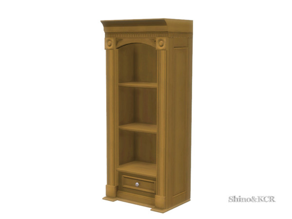 Sims 4 — Bathroom Clive - Corner Cabinet by ShinoKCR — cute corner cabinet with shelfs and a small drawer can be found