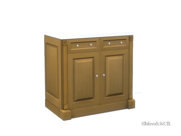 Sims 4 — Bathroom Clive - Sidetable 2 Doors by ShinoKCR — elegant Sidetable for to go side by side in your bathroom find