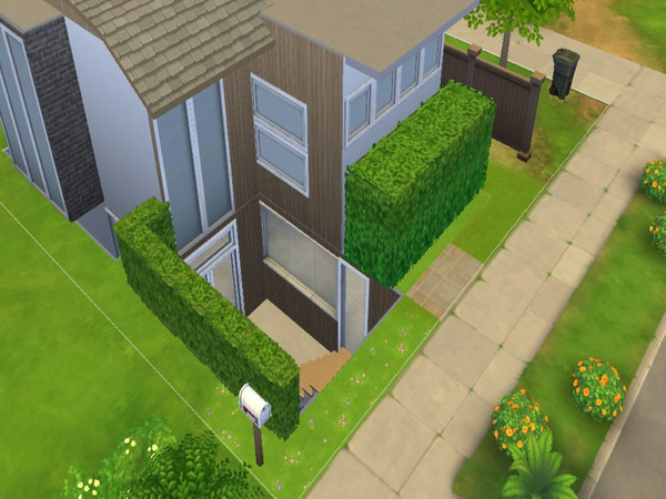 Sims 4 — The Underground House by jmn11 — This is a modern small urban house with the kitchen, dinning area and living