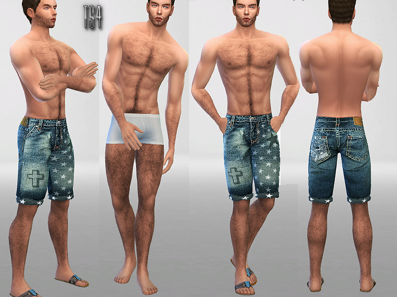 Sims 4 - Natural Hairy Look by Pinkzombiecupcakes - Detailed body hair for ...