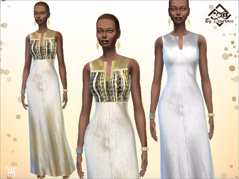 The Sims Resource - Satin Dream Dress