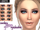 Sims 4 — Smokey Glitter Eyeshadow by simbastic — 5 different glitter eye shadows for your Sims!