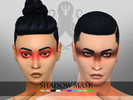 Sims 4 — Shadow mask by Bazlou — This is a new make up for your sims (male &amp; female) with 10 colors, it's a