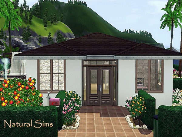 Sims 3 — The Muse by Natural_Sims — The interior of this lot contains a living area, a kitchen, a bedroom, an art room, a