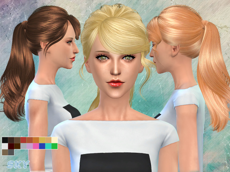 The Sims Resource Skysims Hair 140