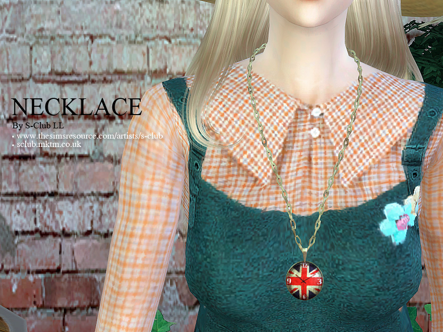 The Sims Resource S Club Ll Ts4 Necklace N02