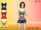 Sims 4 — South Park Blouse by ACS3 — South Park Blouse *Female Only (soon have for men) *Teenager / Young Adult / Adult /