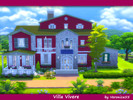 Sims 4 — Villa Vivere by veronica55 — Functional, nice house for big families. Perfect for -generations- type of gameplay