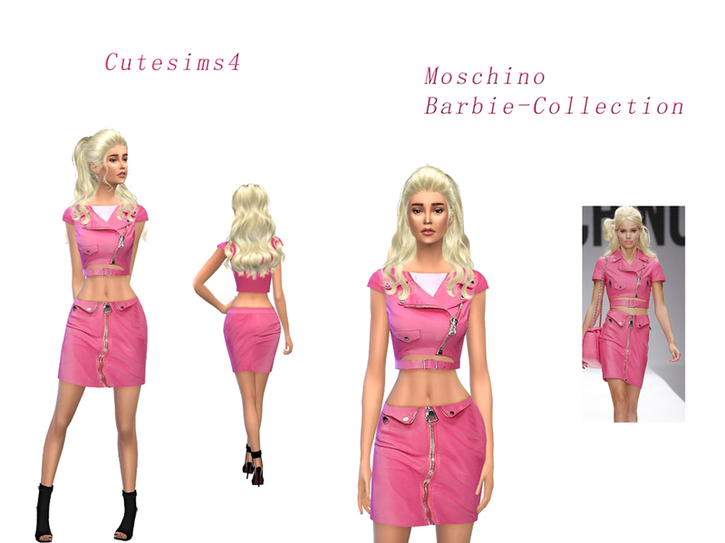 Sims 4 CC's - The Best: MOSCHINO SET by blue8whitewolfcreation