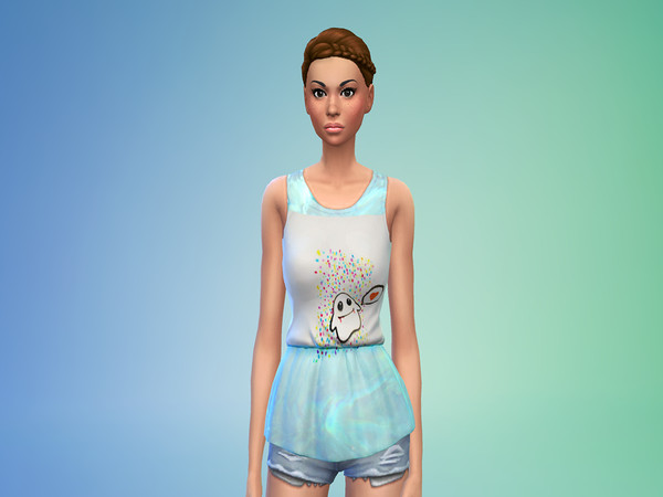 Sims 4 — The Monster Top by haltsmaulundtanz — Wonderful Top, with a little bit blue inside. :)