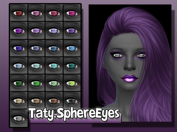 Sims 4 — [Ts4]Taty_SphereEyes by tatygagg — - Non Default (in addition to the default but do not replace them) - Female,