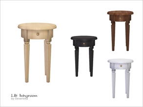 Sims 4 — Lilit End table by Severinka_ — End table of a set 'Lilit livingroom' 4 colors
