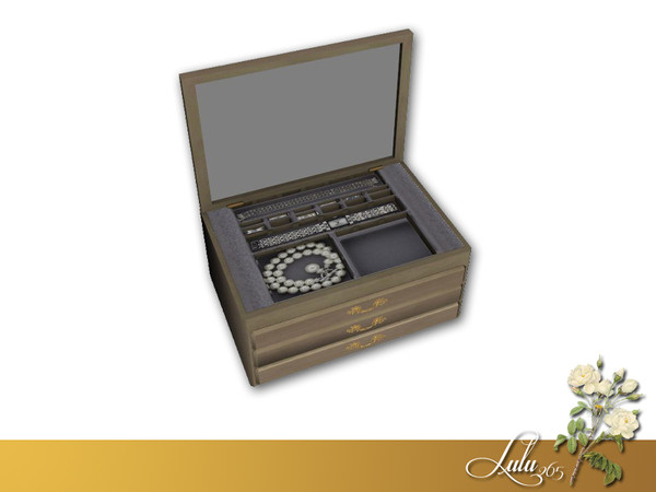 Sims 3 — Vintage Bedroom Jewelry Box by Lulu265 — Fully CAStable Please do not copy, clone or reupload
